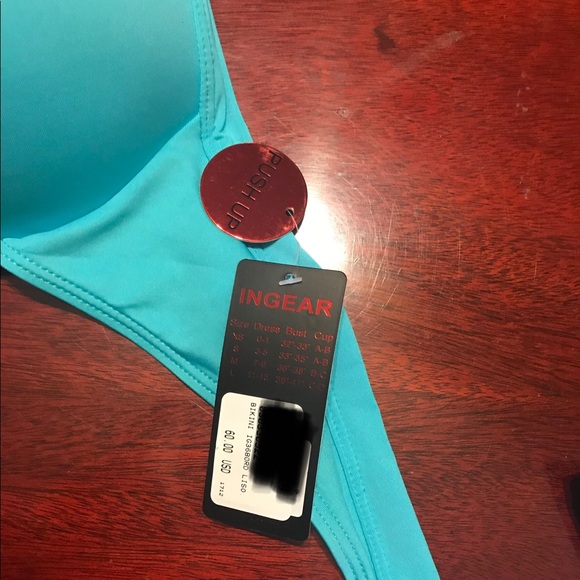 NWT  InGear TURQUOISE halter bikini set 👙 - Picture 4 of 7